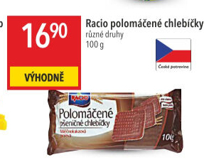 Chlebíčky polomáčené Racio