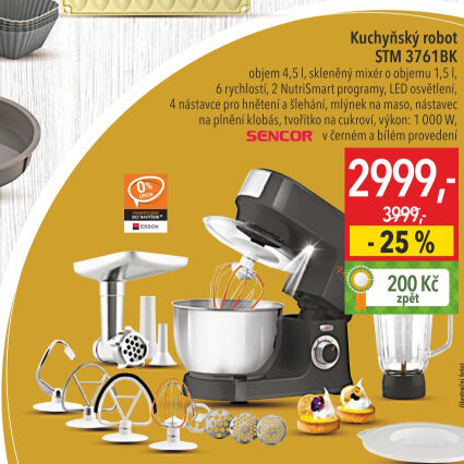 Kuchyňský robot Sencor STM63761BK