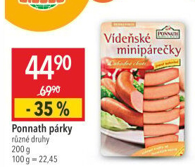 Minipárečky vídeňské Ponnath