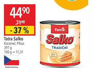 Mléko kondenzované Salko Tatra