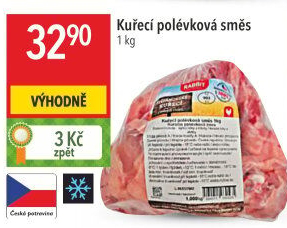 Směs kuřecí polévková mražená Rabbit