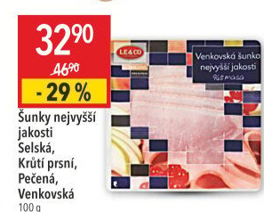 Šunka venkovská nejvyšší jakosti LE&amp