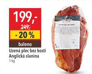 Uzená plec bez kosti Kostelecké uzeniny