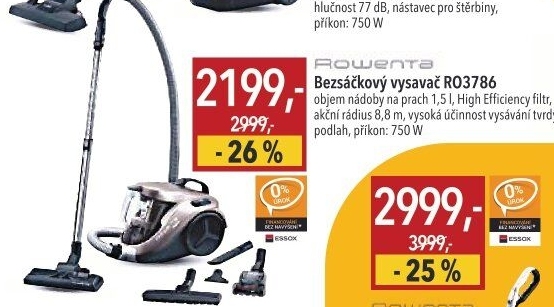 Bezsáčkový vysavač Rowenta RO3786EA