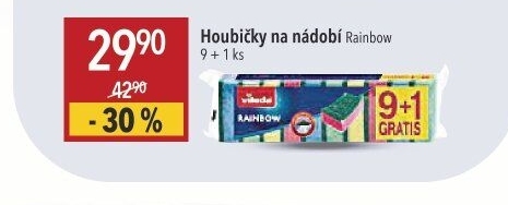 Houbičky na nádobí Rainbow Vileda