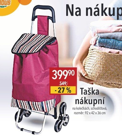 Nákupní taška na kolečkách