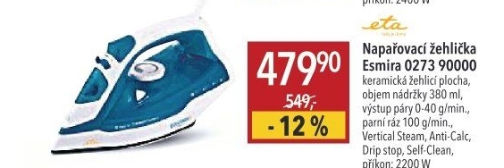 Napařovací žehlička Esmira 0273 90000 Eta