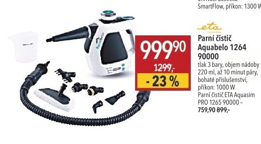 Parní čistič 1264 90000 Aquabelo Eta