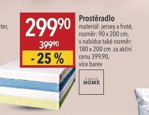 Prostěradlo Prego Home