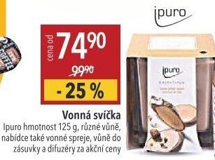 Svíčky ve skle Ipuro