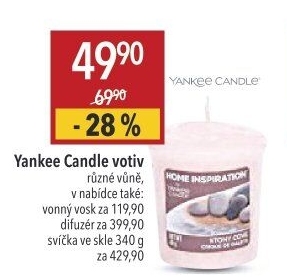 Svíčky vonné votivní Yankee Candle