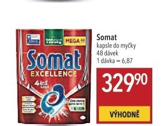Tablety do myčky Excellence Somat