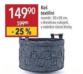 Textilní košík
