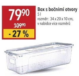 Úložný box s víkem