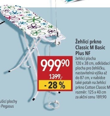 Žehlicí prkno Classic M Basic Plus Leifheit
