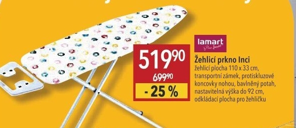 Žehlicí prkno Inci Lamart