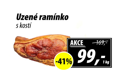 Uzené ramínko s kostí