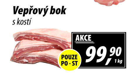 Vepřový bok s kostí