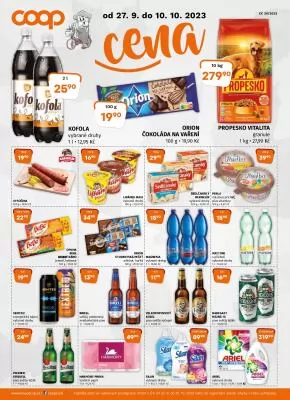 akční leták COOP 4.10.2023-10.10.2023