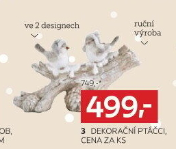 DEKORAČNÍ PTÁK