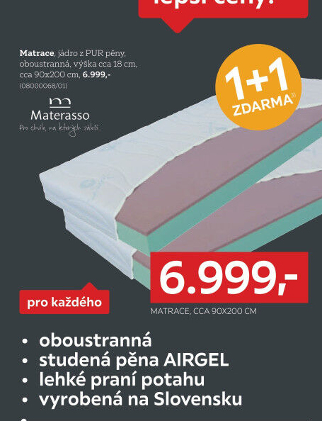 MATRACE 1+1 ZDARMA