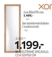 NÁSTĚNNÉ ZRCADLO