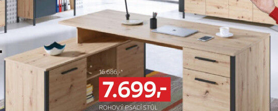 ROHOVÝ PSACÍ STŮL