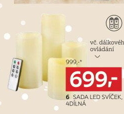 SADA LED SVÍČEK