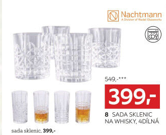 SADA SKLENIC NA WHISKY