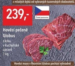 Hovězí pečeně z krku Globus
