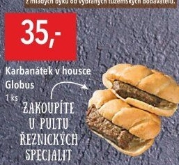 Karbanátek v housce Globus
