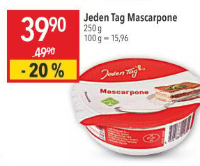 Mascarpone Jeden Tag