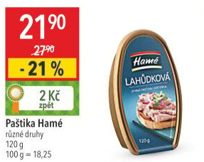 Paštika lahůdková Hamé