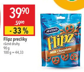 Preclíky v polevě Flipz McVitie'