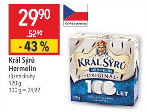 Sýr Hermelín Král sýrů