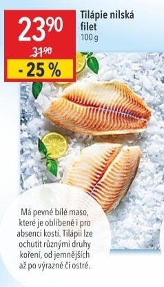 Tilápie filety
