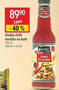 Chilli omáčka sladká Exotic food