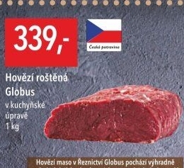 Hovězí roštěná Globus