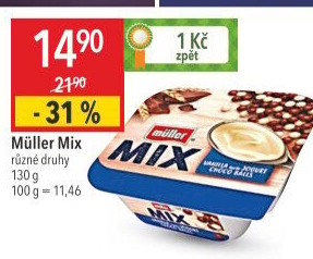 Jogurt Müller Mix