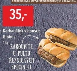 Karbanátek v housce Globus