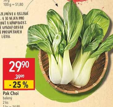 Salát Pak Choi