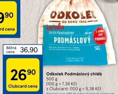 Chléb podmáslový Odkolek