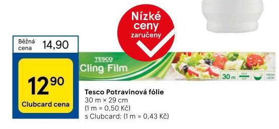 Fólie potravinová Tesco