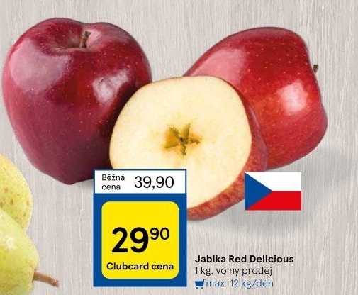 Jablka Red Delicious
