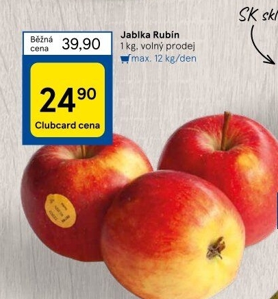 Jablka Rubín