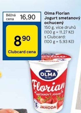 Jogurt smetanový Florian Olma