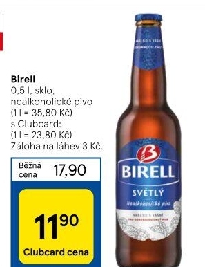 Nealkoholické pivo Birell