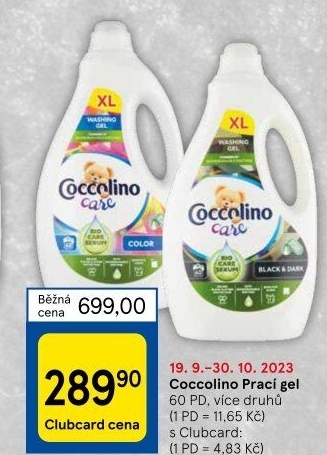 Prací gel Coccolino