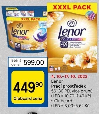 Prací prostředky Lenor
