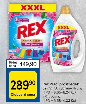 Prací prostředky Rex